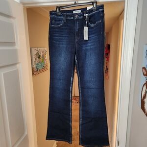 Zenana Boot Cut Jeans (Dark Wash) - 31